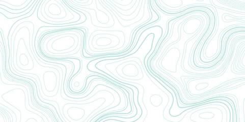 Abstract Topographic Contour Line Pattern, geographic contour map paper texture. terrain path isolated on a white background retro topographic map. vector ill