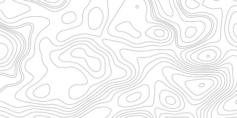 Abstract Topographic Contour Line Pattern, Minimal Topographic Map Pattern Background.