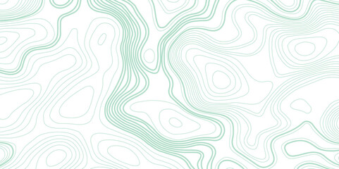 Abstract Topographic Contour Line Pattern, geographic contour map paper texture. terrain path isolated on a white background retro topographic map. vector ill