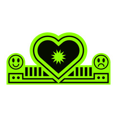 Brutalist Sticker Acid