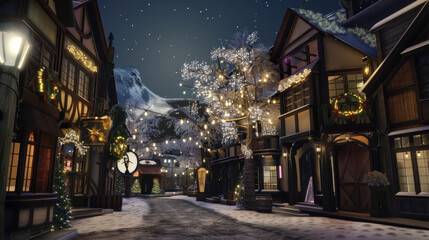 Obraz premium street in the night