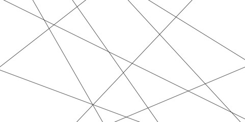Random chaotic lines. Abstract geometric pattern. Outline monochrome texture. Luxury banner presentation white line background,
