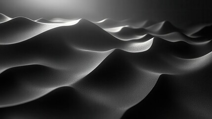 Obraz premium dark grainy background with a subtle gradient effect creating an intriguing and mysterious atmosphere ideal for abstract art or modern design projects evoking depth and elegance