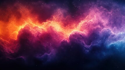 Naklejka premium dark grainy color gradient background fuses purple red orange blue and black creating an abstract and moody atmosphere perfect for digital designs