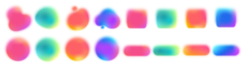 Gradient shape set 01