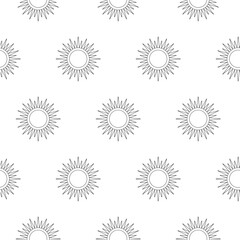 sun seamless pattern background design