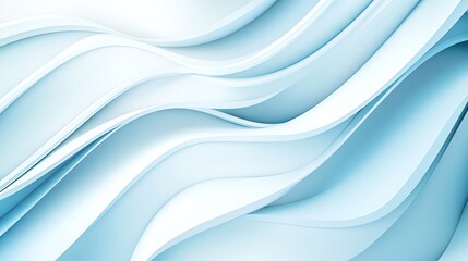 Fototapeta premium Smooth blue waves create a calming abstract background, ideal for presentations, websites, and creative projects.