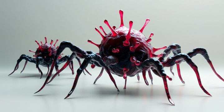 A 3D picture of an adeno-associated virus (AAV).