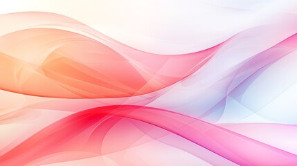 A beautiful abstract background featuring flowing waves in soft pink and orange hues, perfect for artistic designs and presentations.