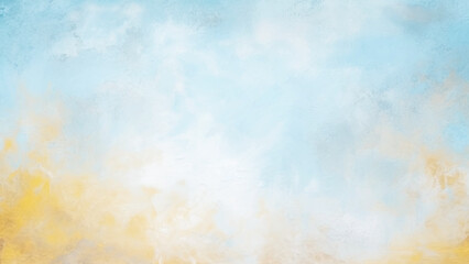 Abstract wall texture with pastel shades and grunge-style plaster, Texture. Watercolor wash of blue turquoise paint, on watercolour paper,