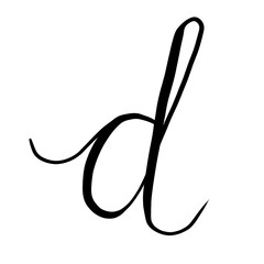 illustration of a instrument calligraphy d