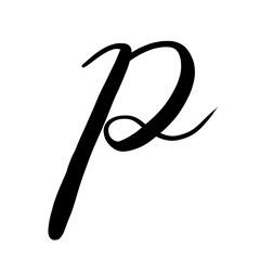 calligraphy P