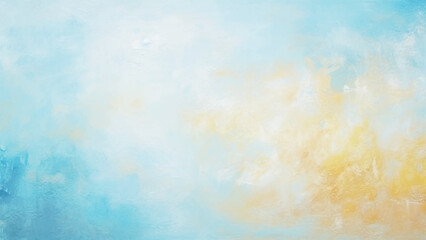 Serene Landscape Painting of Blue and White Clouds in the Sky, abstract sky blurred background, summer nature aerial sky view