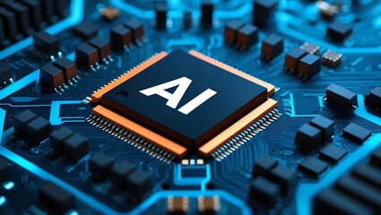 Układ scalony AI z podświetleniem