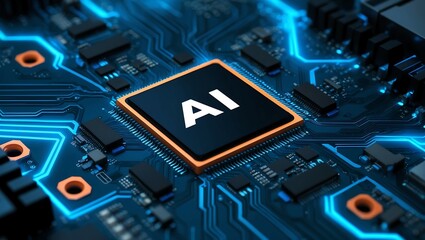 Układ scalony AI z podświetleniem