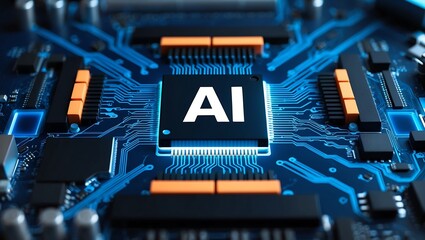 Układ scalony AI z podświetleniem