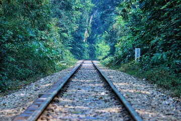 Empty railway