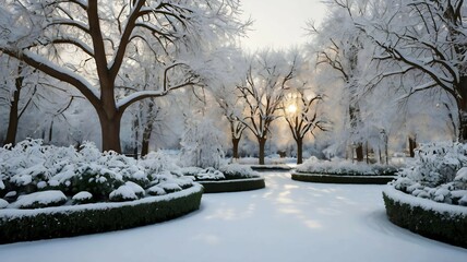 frozen river in winter