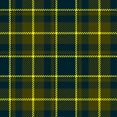 Tartan plaid texture pattern for fabric print, textile, clothing, wallpaper and backgrounds. Seamless vector design.