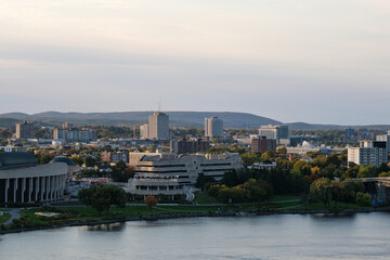 Gatineau, Quebec view from the Major's Hill Park October 2024 