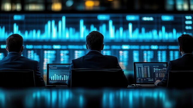 dynamic conference setting where a ceo presents important data to investors with a projector illuminating graphs and growth strategies showing engagement and professionalism