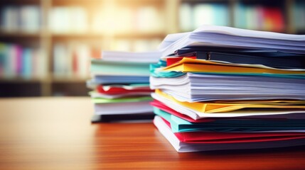 Organize your workspace by sorting through stacks of paperwork effectively