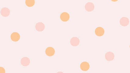 seamless pattern with pink and orange circles