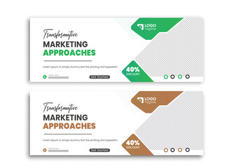 Web banner template or cover design