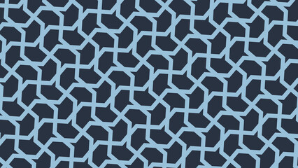seamless pattern with blue flowers