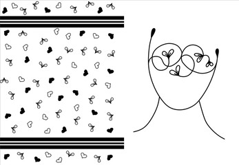 Ilustração ilustração, bandeira, design, estrutura, modelo, carta de baralho, floral, condecoração, flor, arte, caricatura, grunge, natureza, coração, folha, ajustar, tinta, papel de parede, desenho, 