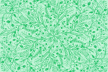 Ilustração modelo, inconsútil, floral, flor, papel de parede, design, folha, condecoração, vintage, ilustração, arte, textura, ornamento, natureza, primavera, retrô, damasco, pano, tecido, planta, ver