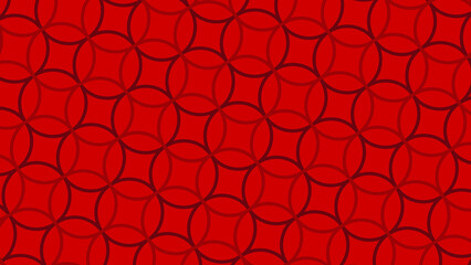 red background with hearts