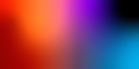 Multicolored noise texture multicolor grainy gradient background stylish liquid art .modern simple red and dark blue color gradient background Best design for your ad, poster, banner	
