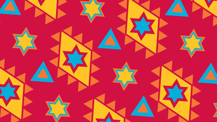 seamless pattern with stars