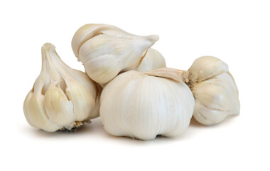 Garlic isolated on white background