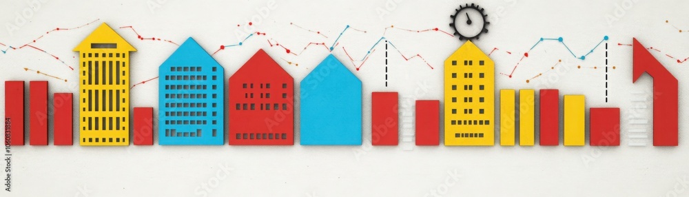Poster market analysis and forecast visuals for data insights