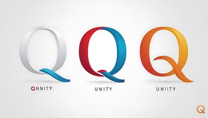 Q logo letter design on luxury background. Q logo monogram initials letter concept. QR icon logo design. RQ ,logotype, letter, corporate, font, graphic, identity, signs, tech, typography, 