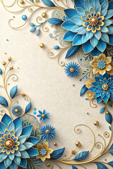 Spring Wedding invitation Card design greeting cards elegant wonderful 3d illustration style