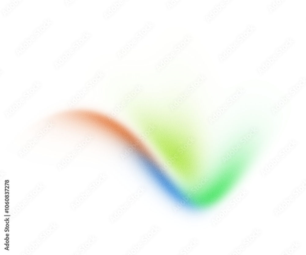 Poster glowing abstract gradient wave blur shape transparent background