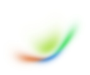 Glowing abstract gradient wave blur shape transparent background