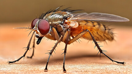 Natural macro shot of insects in focus, close-up capturing fine details in insect anatomy, natural texture and tiny features in sharp clarity 