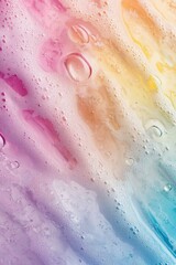 Fototapeta premium A vibrant, colorful liquid in a close-up shot with a bright rainbow hue