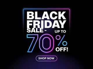 Big Black Friday Sale Social Media and Website Background Slider Design Template Email Template Slide Template