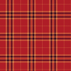 Tartan plaid texture pattern for fabric print, textile, clothing, wallpaper and backgrounds. Seamless vector design.