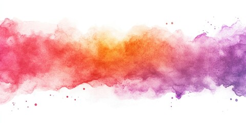 Obraz premium A watercolor abstract background with a splash of vibrant colors and trendy graphic elements. A visually appealing artistic design ideal for various purposes.