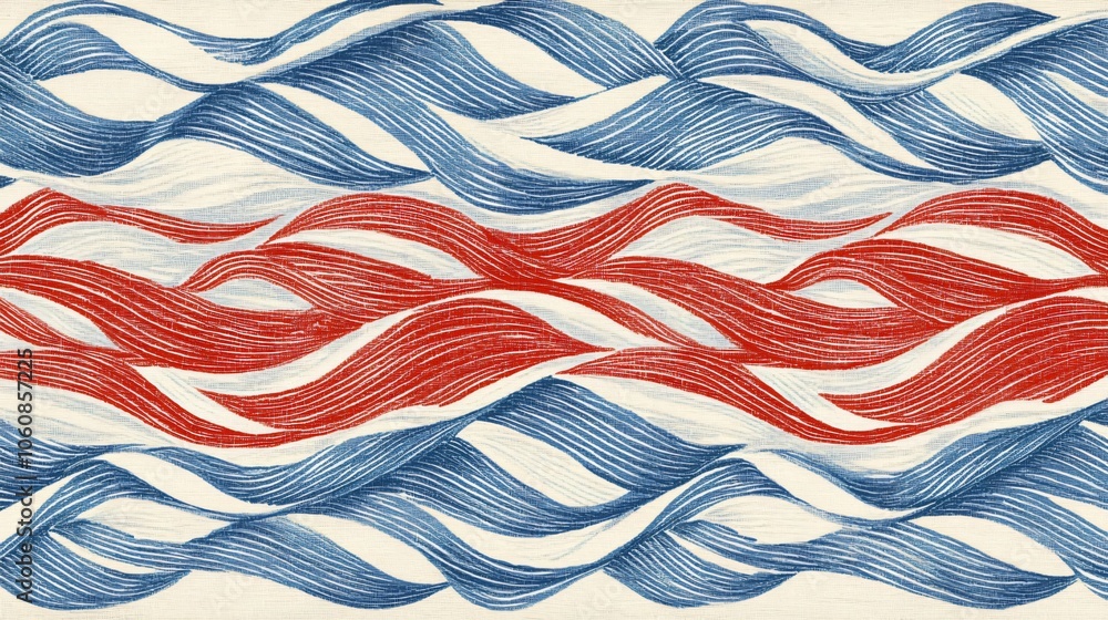 Poster Discover how calming abstract patterns create soft fluid shapes in contemporary art designs