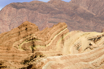 Eroded Elegance: Layered Rock Formations of Quebrada Cafayate