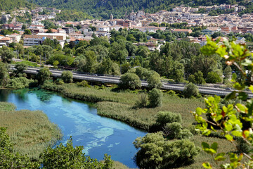 Riserva naturale sorgenti del Pescara, Popoli Terme