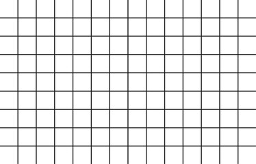 シンプルなチェック柄（黒）、グラフチェック、ラインチェック、方眼、背景素材