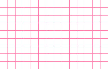 シンプルなチェック柄（ピンク）、グラフチェック、ラインチェック、方眼、背景素材
